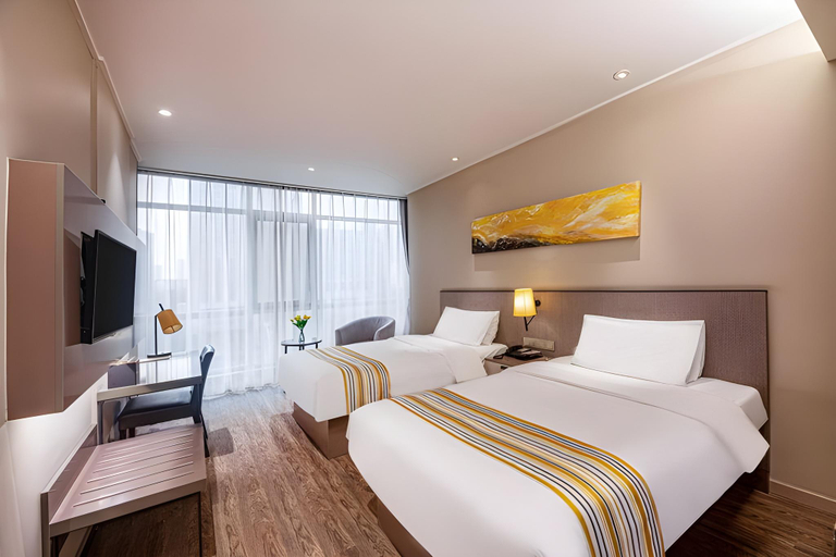 Bedroom 2, Home Inn Plus Kunshan Qianjin West Road Hongqiao, Suzhou