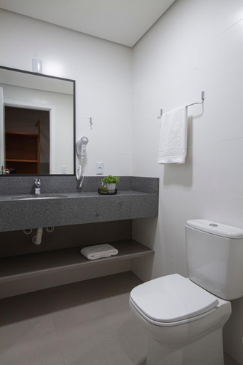 Bathroom 3, Hotel Darolt Criciúma, Criciúma