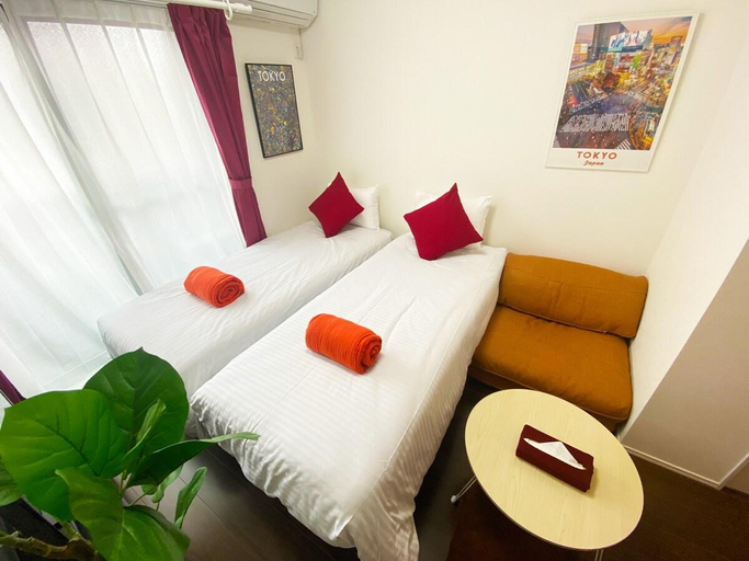 Bedroom 4, Skytree & Asakusa in front! Newly built clean apt!, Sumida