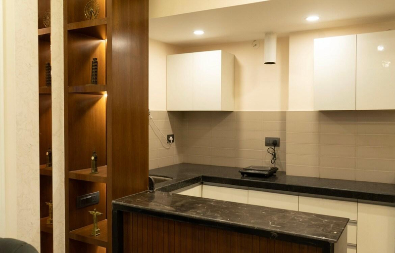 Kitchen, Luxury studio apartment, Jaipur