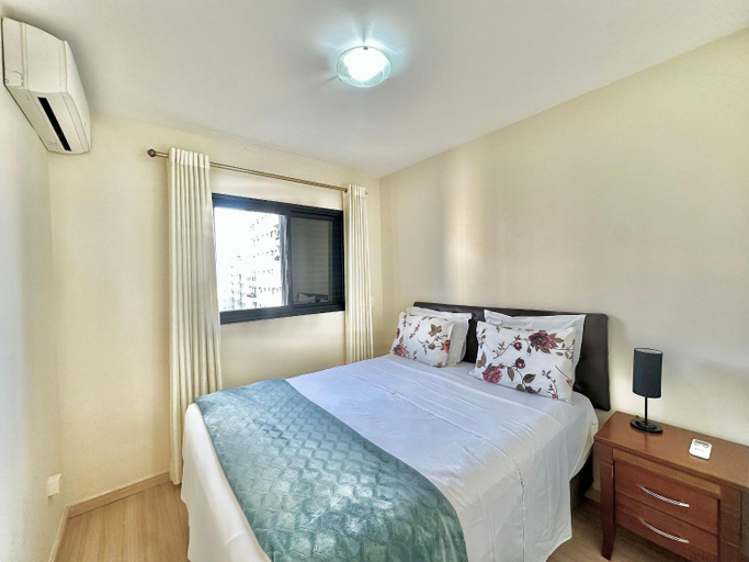 Bedroom, O Melhor de Moema: Flat Mobiliado com Vaga - UH 93, São Paulo