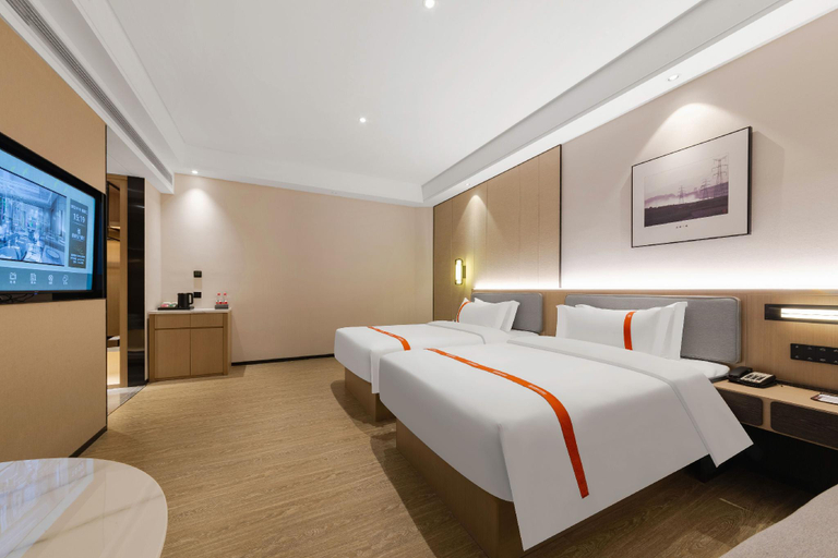 Bedroom 2, GreenTree Eastern Hotel Wuhan Optics Valley Donghu Wuhan University, Wuhan