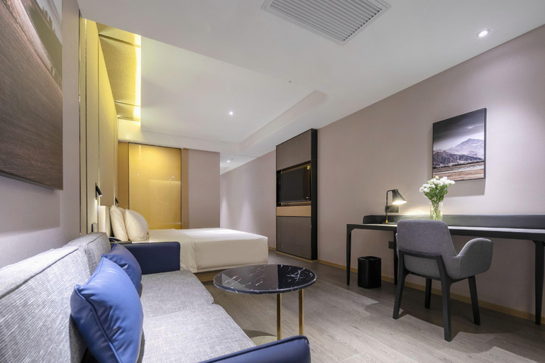 Bedroom 2, Atour Hotel Wuhan Guanshan Avenue Optics Valley, Wuhan