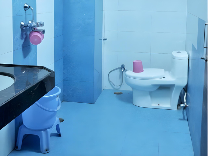 Bathroom 3, Hotel Metro, Jaipur