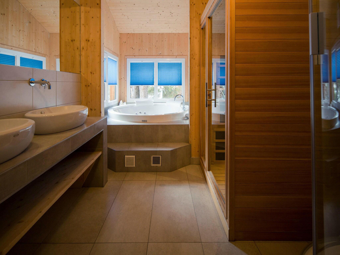 Bathroom, Chalet in Alps with Sauna Whirlpool, Murau