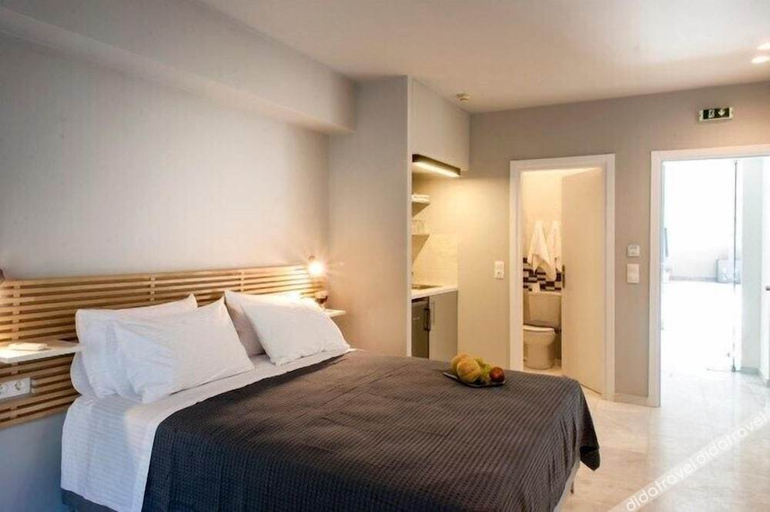 Bedroom 2, Bright Eco Studios, Attica