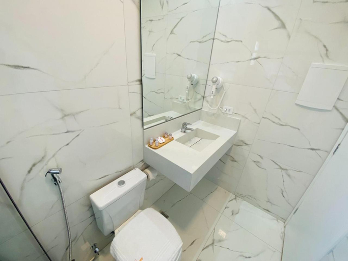 Bathroom 4, Hotel Chales Capitanias, Águas de Lindóia