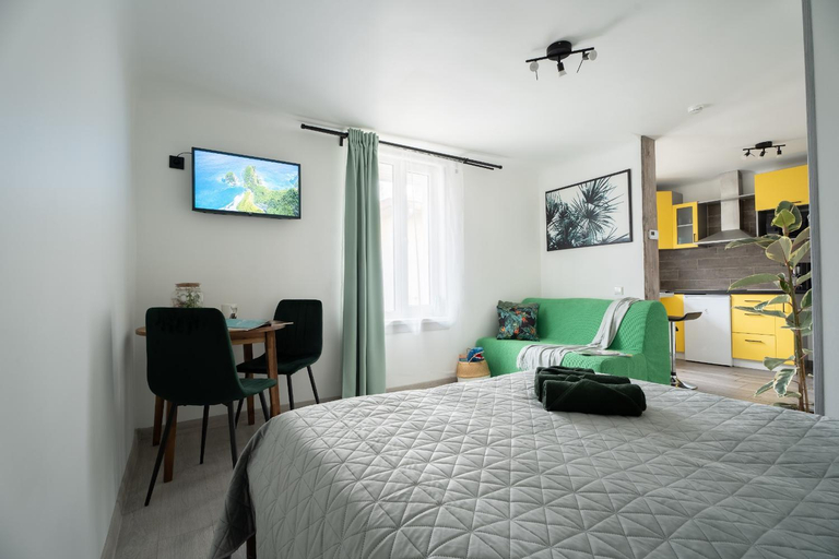 Bedroom 2, Green Garden & Private Parking Apartments with Playground, Riga