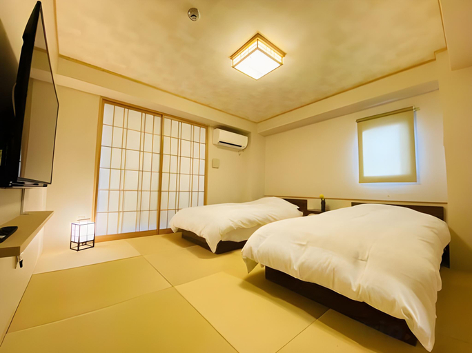 Bedroom 2, Hotel Yu-shu, Osaka