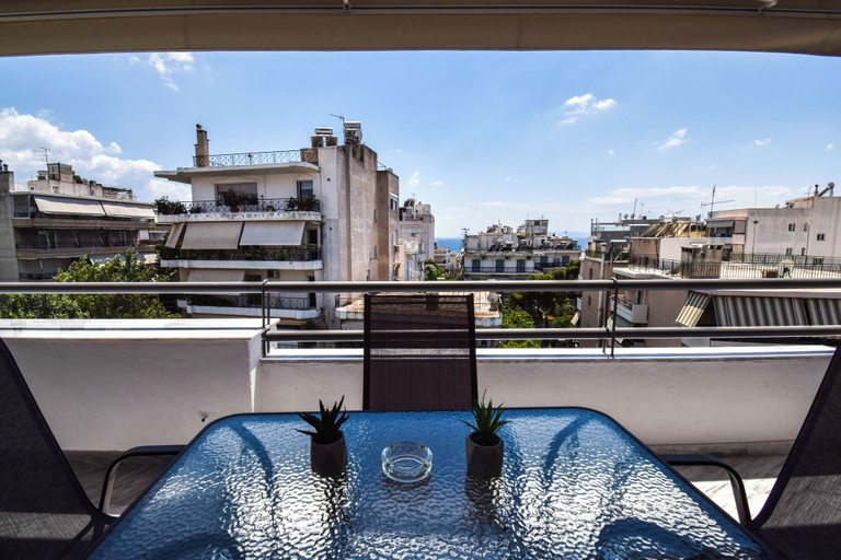 Balcony 2, Alimos Luxury 3 Bd Apt w Stunning Views, Attica