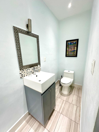 Bathroom 3, The Blue Eco Lodge, Valladolid