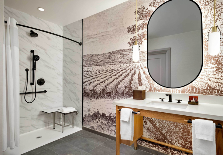 Bathroom 5, The Ava Hotel Paso Robles, Curio Collection By Hilton, San Luis Obispo