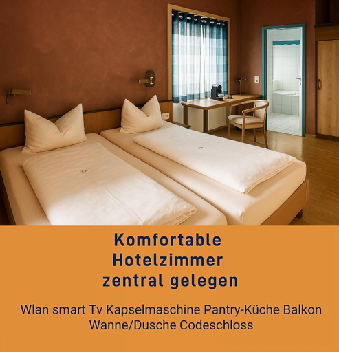 Bedroom 2, Zum Treppche Hotel-City-Apartments, Marburg-Biedenkopf