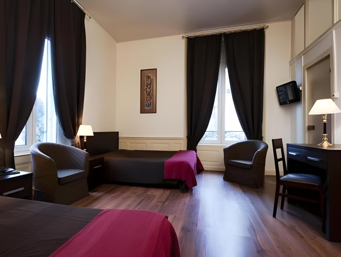 Bedroom 2, Berti Hotel Mulhouse Centre Gare, Haut-Rhin