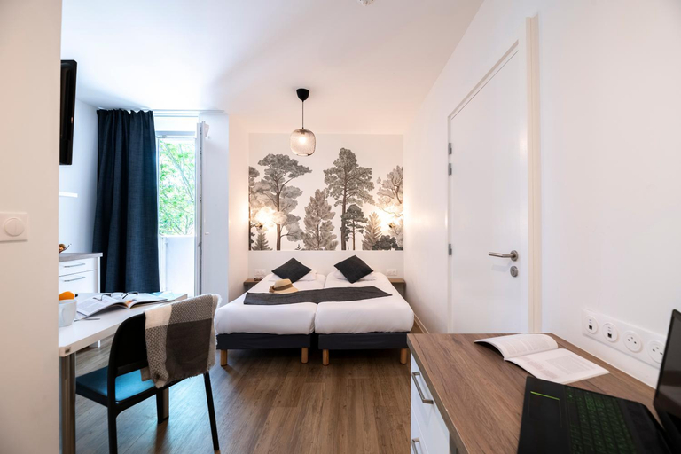 Bedroom 3, Lagrange Apart Hotel Mulhouse Saint Sauveur, Haut-Rhin