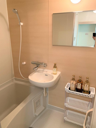Bathroom 3, Nippombashi Art Hotel 801,6min to station,FreeWiFi, Osaka