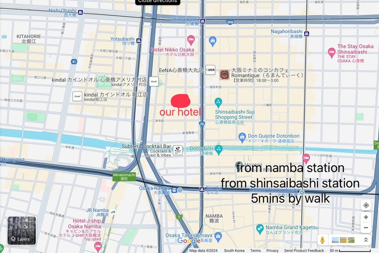 Others 4, ホテルよりお得!心斎橋5分!関西空港からも直結!道頓堀まで歩いていけます!, Osaka