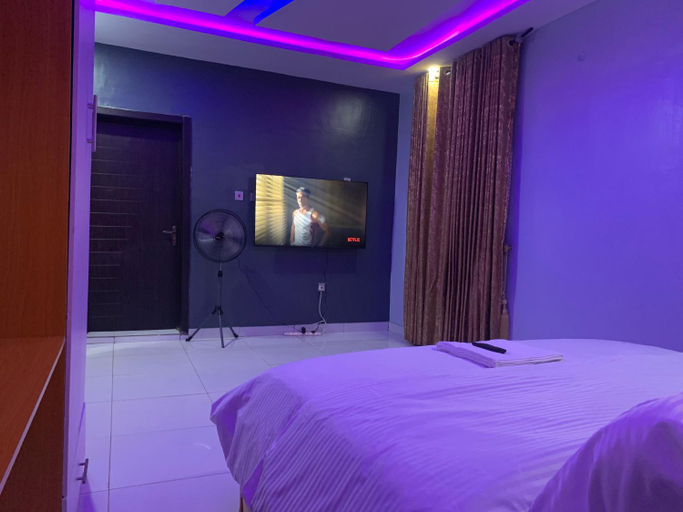 Bedroom 2, Umbrella Properties hotels and apartments - Moniya, Akinyele