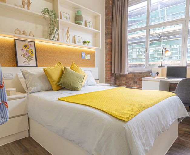 Bedroom 3, Fletcher House in Manchester - Campus Accommodation, Manchester