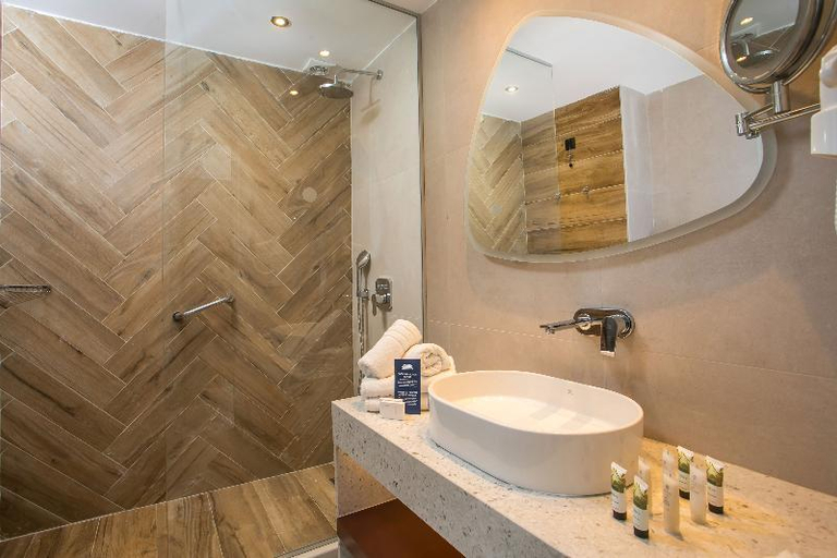 Bathroom 5, Lindos Bay Suites, South Aegean