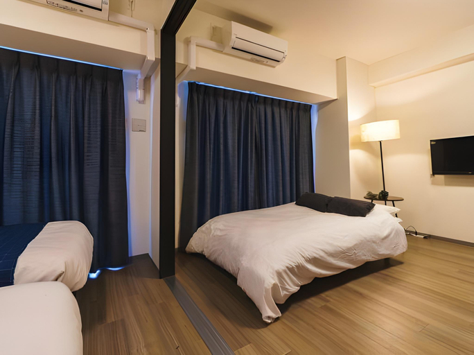 Bedroom 2, IKIDANE Residential Hotel Shimanouchi , Osaka
