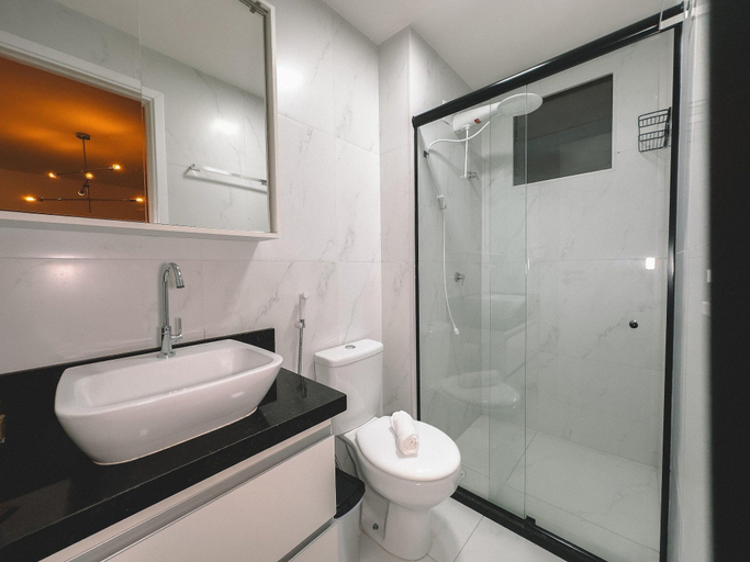 Bathroom 2, Studios Jsmart José Vilar - Aldeota, Fortaleza