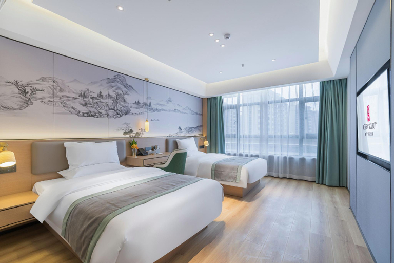 Bedroom 2, Rezen Select Hotel Dengfeng Songshan Mountain Shaolin Culture City, Zhengzhou