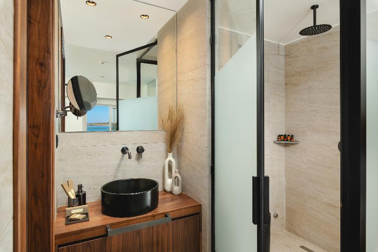 Bathroom 5, Elia Sea Suites, Crete