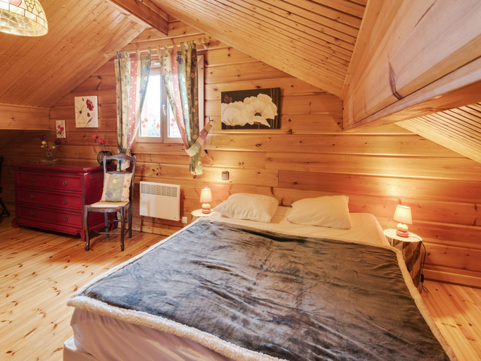 Bedroom 3, Nature Chalet in Abbevillers, Doubs