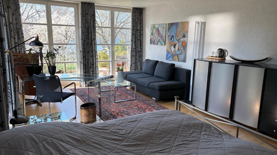 Bedroom 3, ArtVilla am See - offen Marz bis Ende Oktober, Konstanz