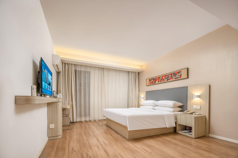 Bedroom 2, Huating Hotel (Chongqing Shiqiaopu Branch), Chongqing