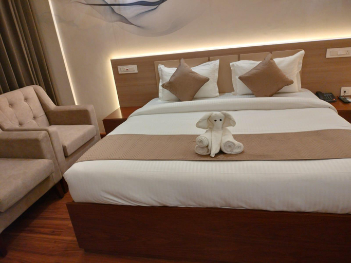Bedroom 2, Hotel Al - Palm, Sahibzada Ajit Singh Nagar