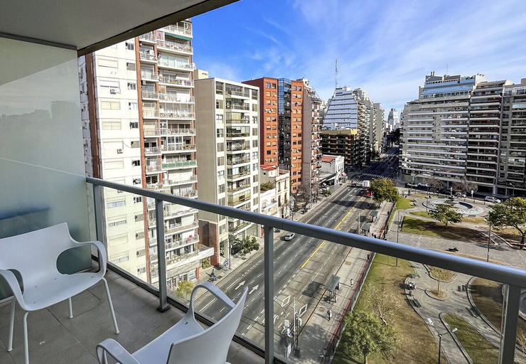 Balcony, Rent Up -Monoamiente luminoso con vista, Distrito Federal