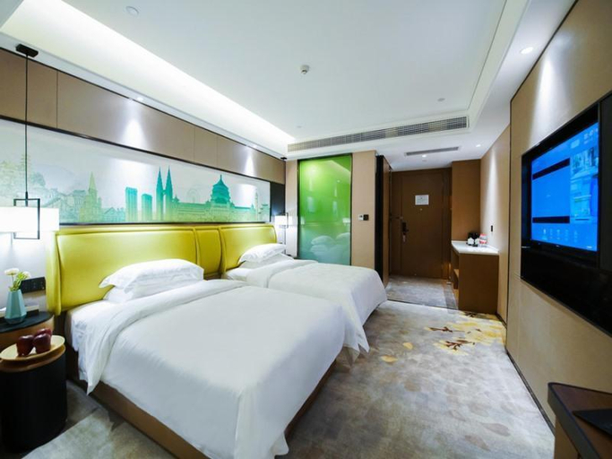 Bedroom 2, GreenTree Eastern Hotel Chongqing Jiefangbei Children's Hospital, Chongqing