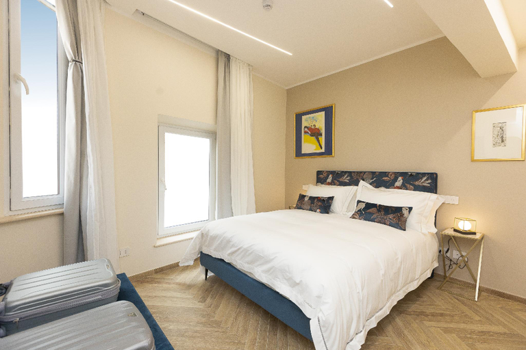 Bedroom 2, Penthouse at Trevi's Fountain and Panoramic Terrace, Rome