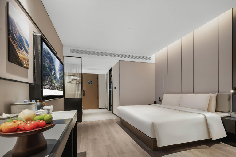 Bedroom 2, Atour Hotel Chongqing Liangjiang Happiness Plaza, Chongqing