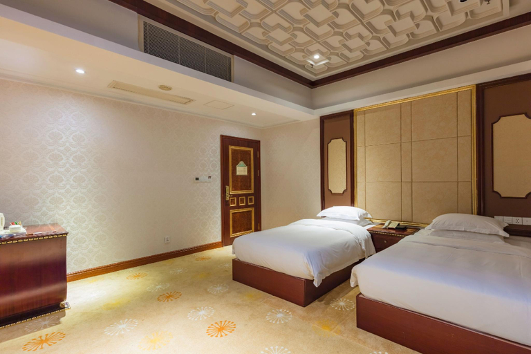 Bedroom 3, Rezen Hotel Zhuhai Gongbei Port Dilan Sili, Zhuhai