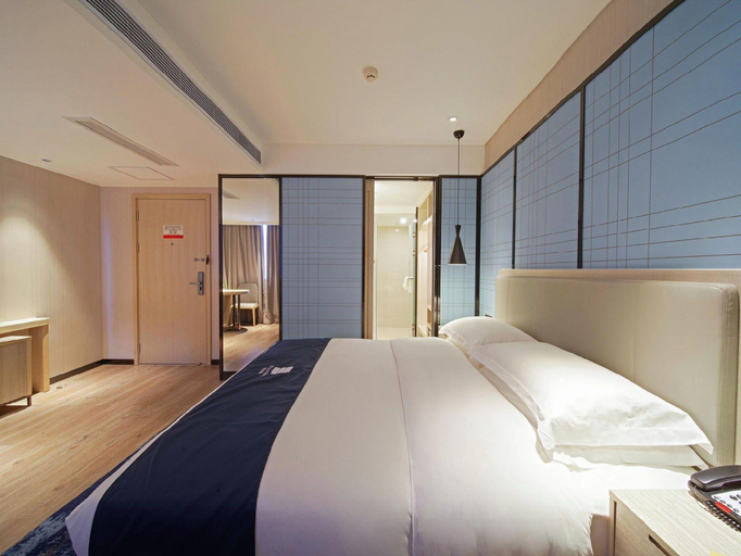 Bedroom 2, Echarm Hotel Guangzhou Jiahe Wanggang Metro Station, Guangzhou
