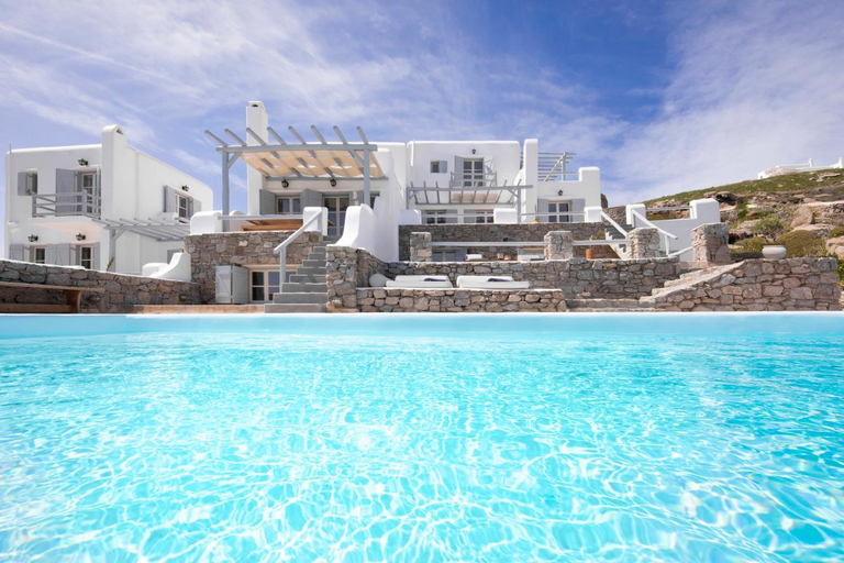 Sport & Beauty 2, MYKONOS-ORNOS -VILAS ANGEL ALICE DEMI -POOL HOLIDAYS with VIEW, South Aegean