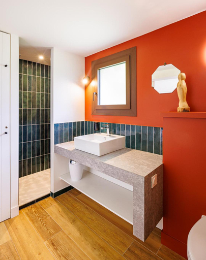 Bathroom 3, Moulin de Retord, cote etang - Chambres d'hotes, Indre
