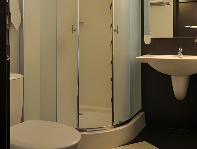 Bathroom 5, Hotel Burgas Free University, Burgas