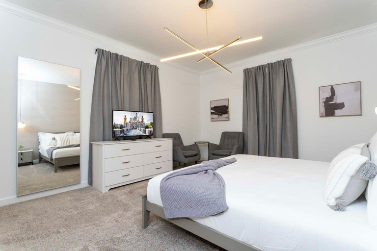 Bedroom 4, Chic 5BR Home with Themed Rooms, Pool, Osceola