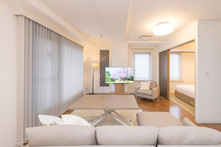 Bedroom 2, Atrium Deluxe Apartments Osaka - Self Check-In Only, Osaka