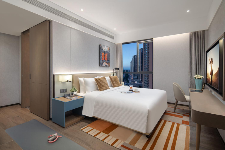 Bedroom 2, Citadines Jinqiao Building Yantai, Yantai
