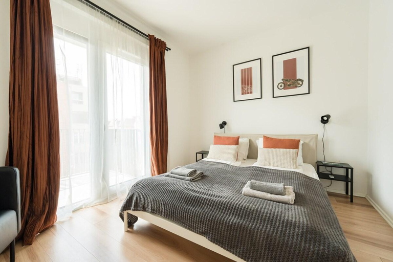 Bedroom 4, Brand New Apartment - 2 rooms-balcony -garage, Budapesti