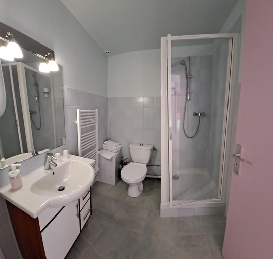 Bathroom 3, Alti'Pic Hotel, Puy-de-Dôme