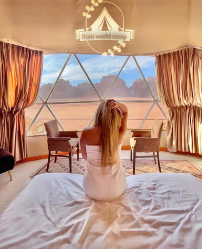 Bedroom 2, RUM WORLD BUBBLE lUXURY CAMP, Quaira