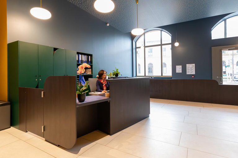 Public Area, La Brasserie Hostel, Moselle