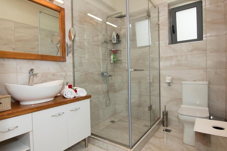 Bathroom 5, Aspasia Villa by Elrin Villas Mani, Peloponnese