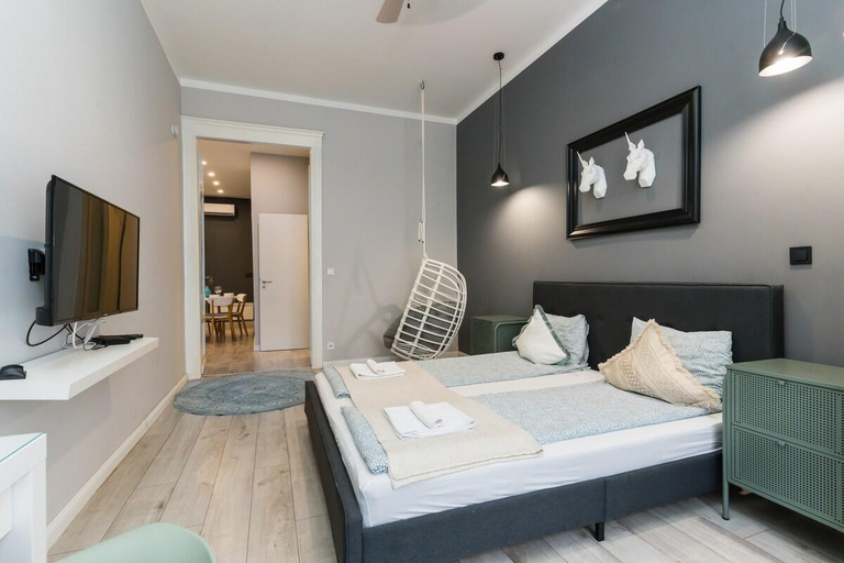 Bedroom 2, Trendy Design Apartment, Budapesti